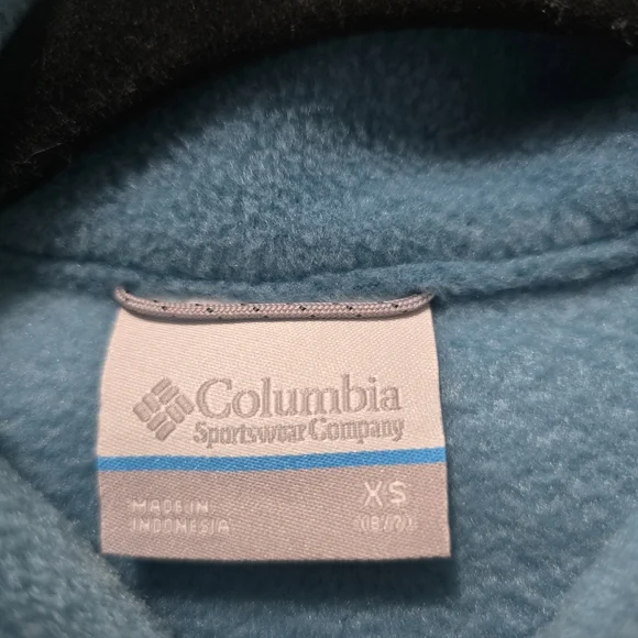 NWT Columbia Two-Tone Blue Fleece Jacket - Picture 2 of 11